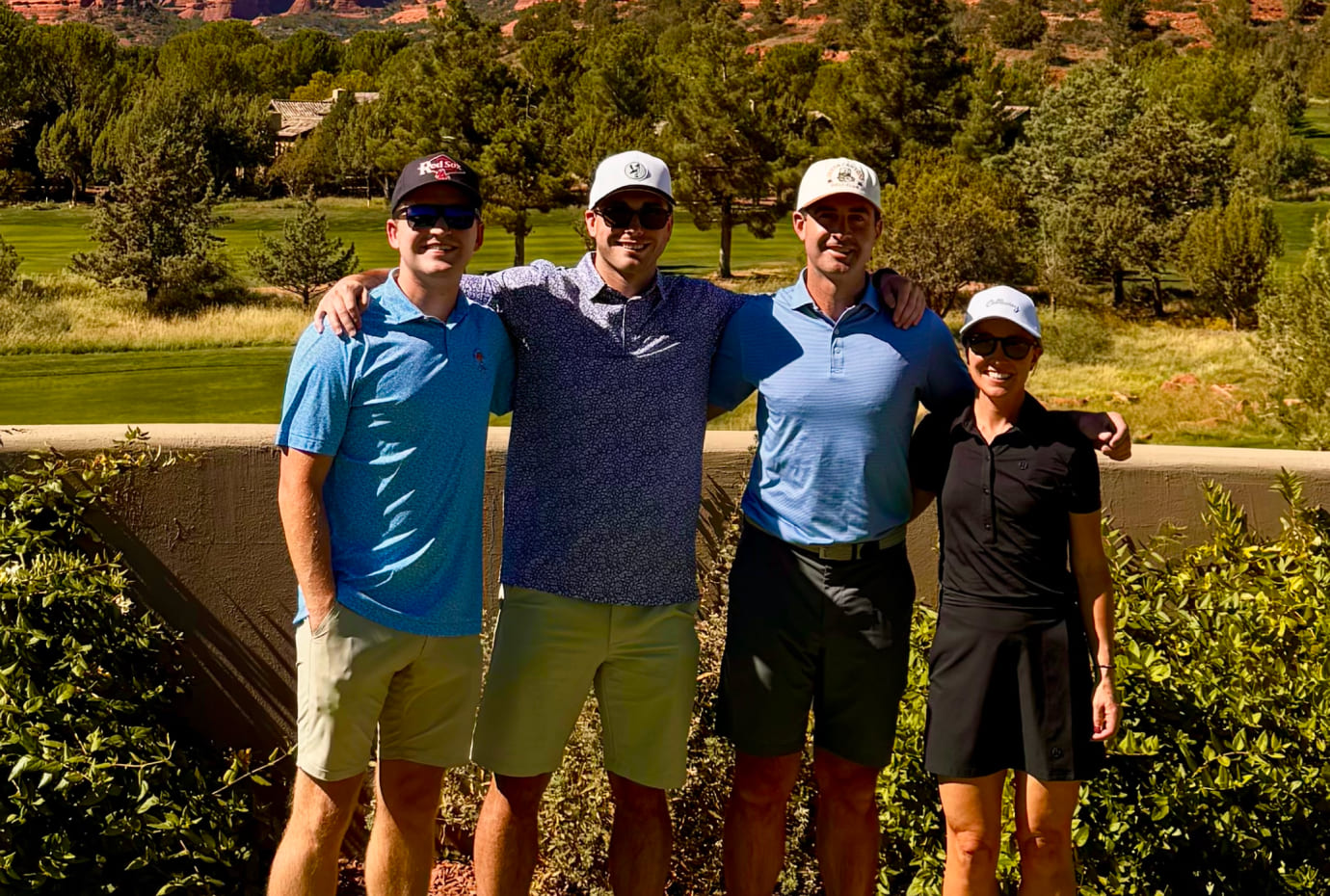 Fisher Lynch team members enjoying time together during a company outing.